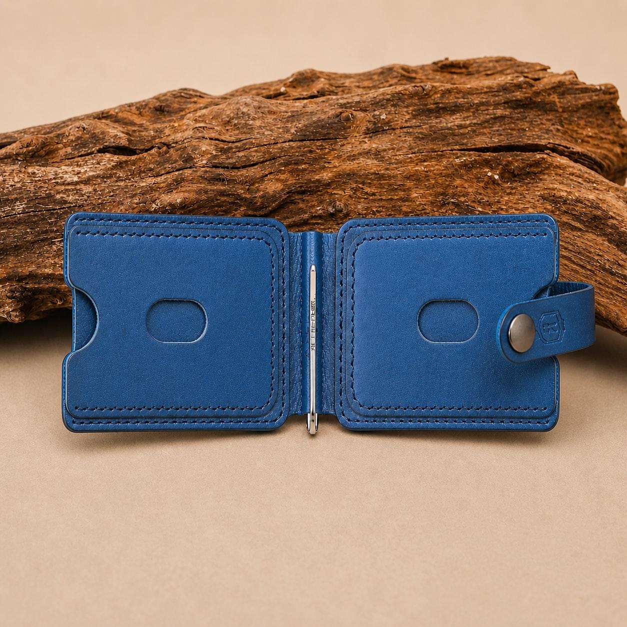 Personalised Leather Money Clip Wallet | Minimalist Card Holder | Gift for Him | Anniversary Present