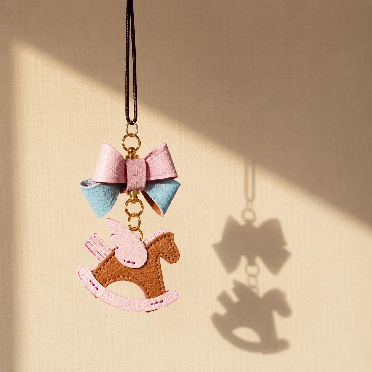 Leather Horse Bag Charm | Equestrian Handbag Accessory | Gift for Her | Birthday Present