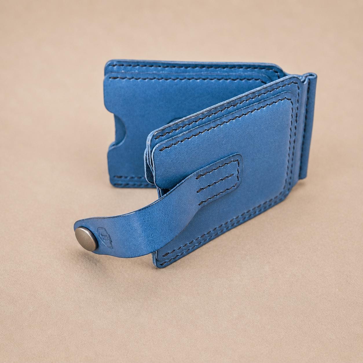 Personalised Leather Money Clip Wallet | Minimalist Card Holder | Gift for Him | Anniversary Present